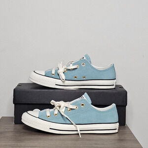 Converse Unisex CTAS Suede Hi Tops Women Size 8.5 Vernal Pool A13817C NWT